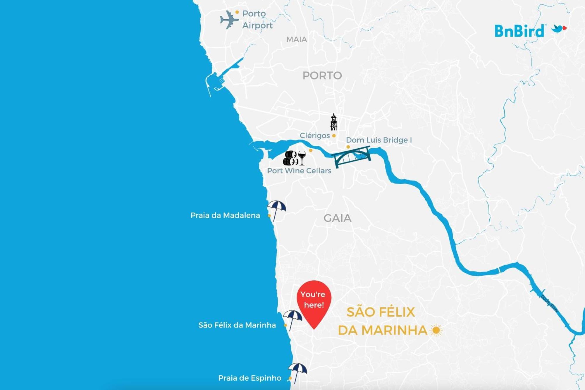 Sao Felix Ocean Views Apartment São Félix da Marinha Eksteriør billede